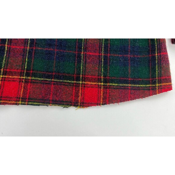 Vintage Woolrich Tweed Button Up Shirt Elbow Patches Tartan Plaid USA Mens M - Picture 12 of 12